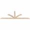 Ekena Millwork Richland Smooth Timber Gable Bracket, Douglas Fir, 84"W x 31"H x 1 1/2"D x 3 1/2"F, 9/12 Pitch GBW084X31X0204RIC00SDF - alternate 2